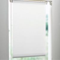 Штора Римская затемняющая 100 хлопок 170 x 42 см белый LA REDOUTE INTERIEURS  фото, kupilegko.ru